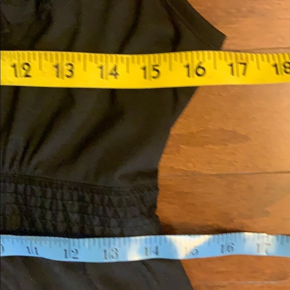 LOFT Black Sundress Ruffle at neck. GUC. Size 6 - Picture 3 of 7